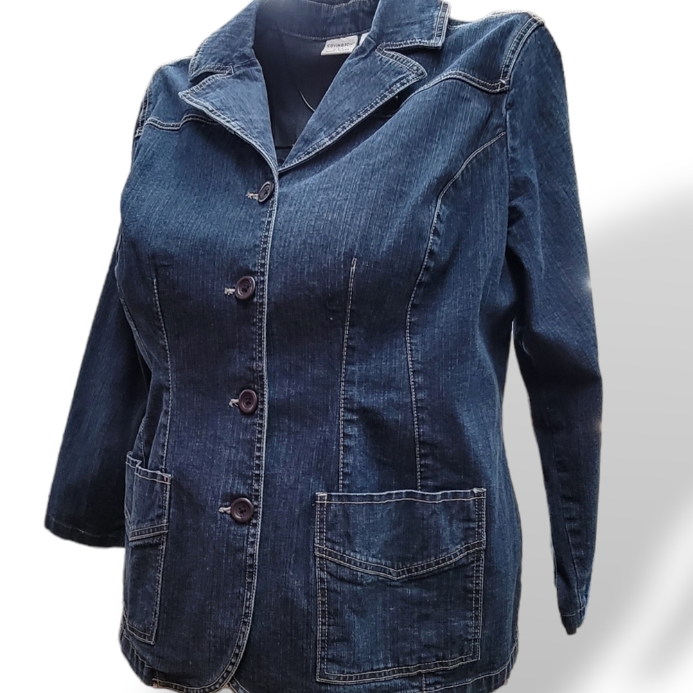 Covington Ladies Denim Blazer sz 18W